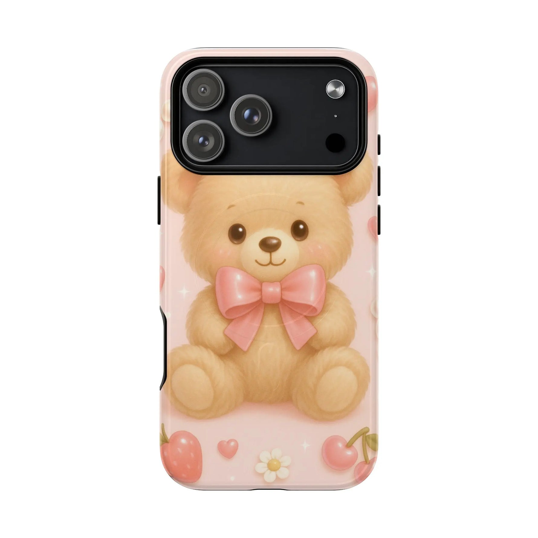 Ribbon Teddy Bear Love iPhone Case with MagSafe - Shamo's