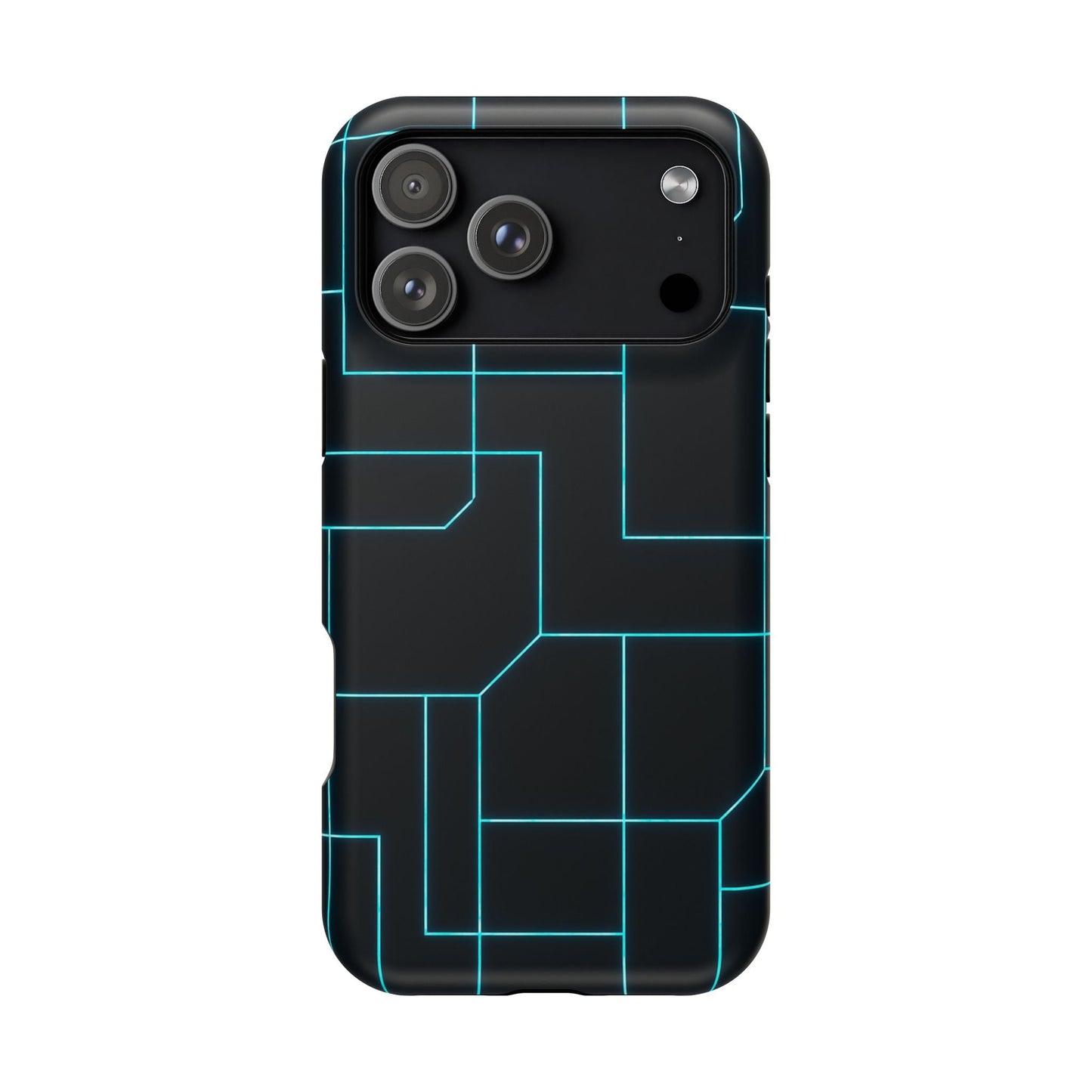 Neon Grid Magnetic Impact-Resistant iPhone Case | MagSafe compatible  Shamo's iPhone 17 Pro Max / Matte