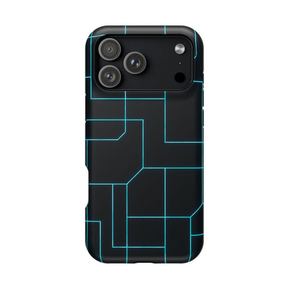 Neon Grid Magnetic Impact-Resistant iPhone Case | MagSafe compatible  Shamo's iPhone 17 Pro Max / Matte