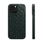 Dark Carbon Fiber Texture Magnetic Impact-Resistant iPhone Case | MagSafe compatible - iPhone 14 Pro Max / Matte - Shamo's
