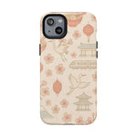 Japan Hand-Drawn Cherry Blossom iPhone Case with MagSafe  Shamo's iPhone 14 Plus / Matte