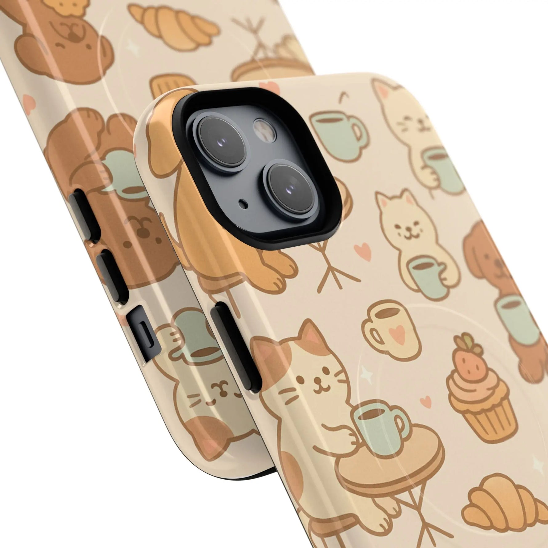 Coffee Cats & Dogs Phone Case with MagSafe  Shamo's