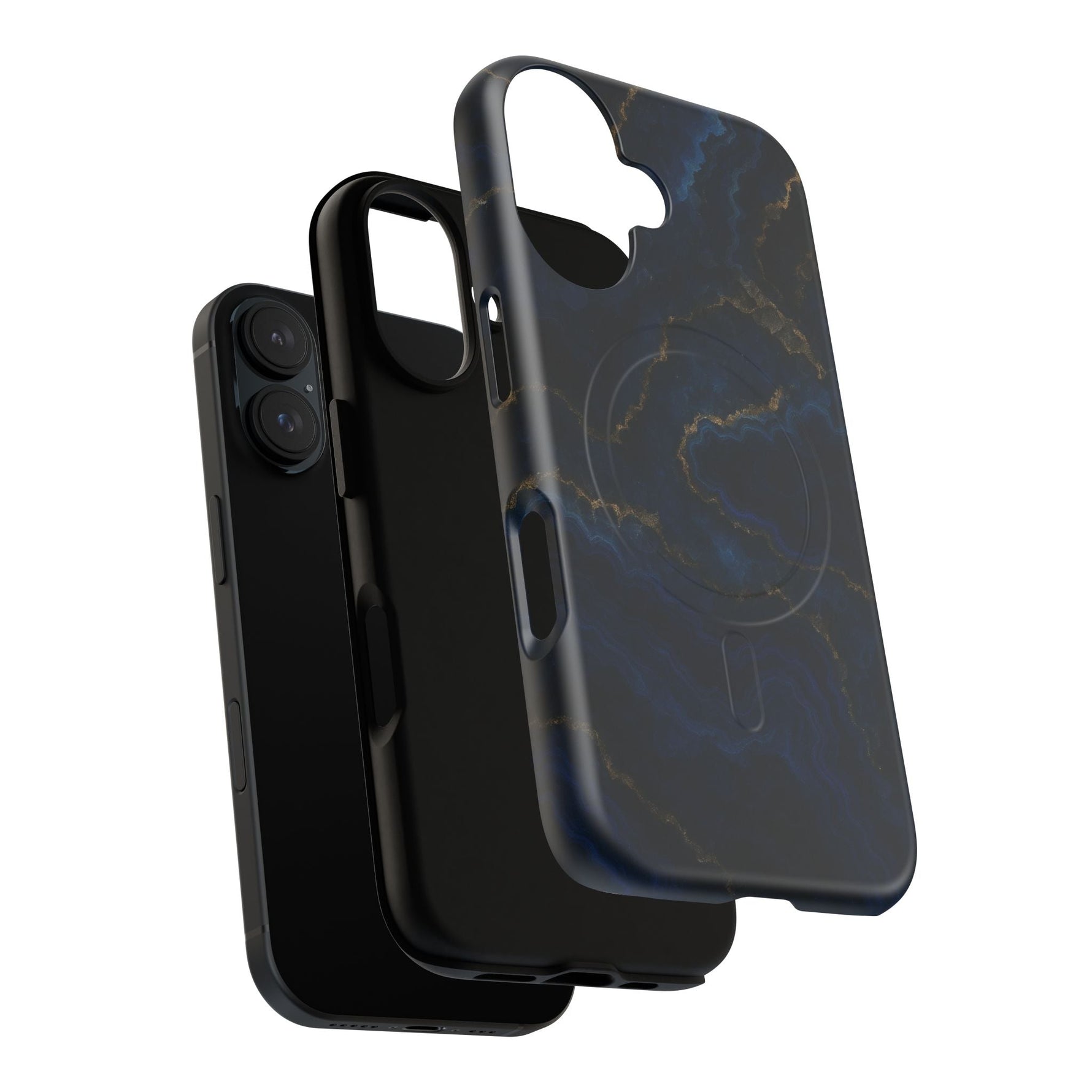 Midnight Marble iPhone Case with MagSafe  Shamo's