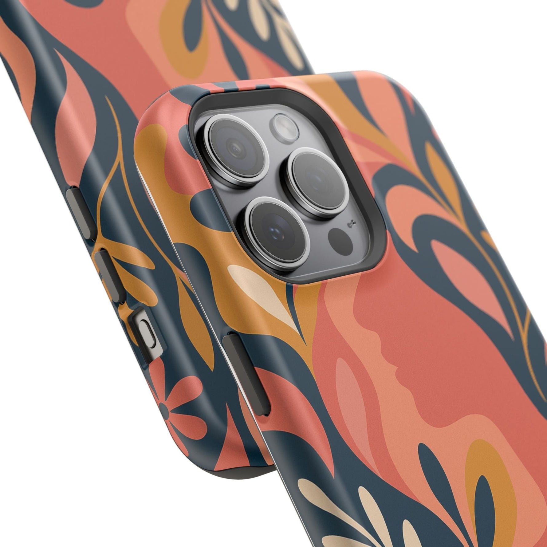 Floral Feminine Abstract MagSafe Impact-Resistant iPhone Case  Shamo's