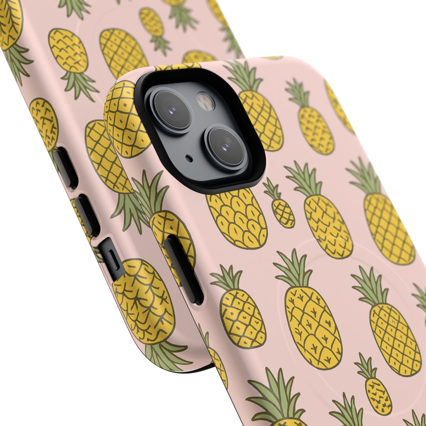 Pineapple Pattern Fruit Case for iPhone | MagSafe Compatible