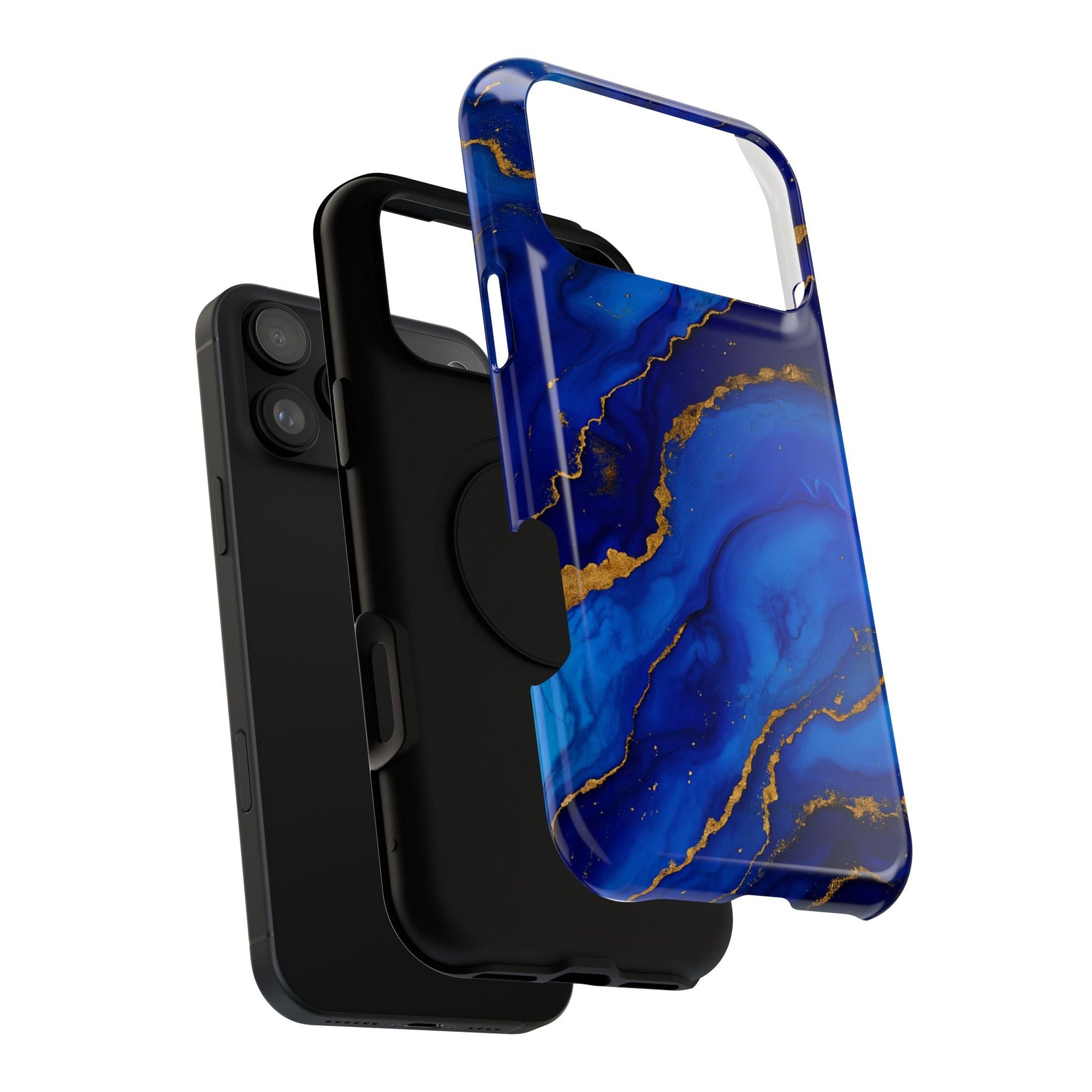 Blue Gold Marble Phone Case  Shamo's #iphone-17-pro-max