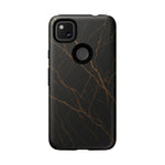 Black Marble Tough iPhone Case  Shamo's
