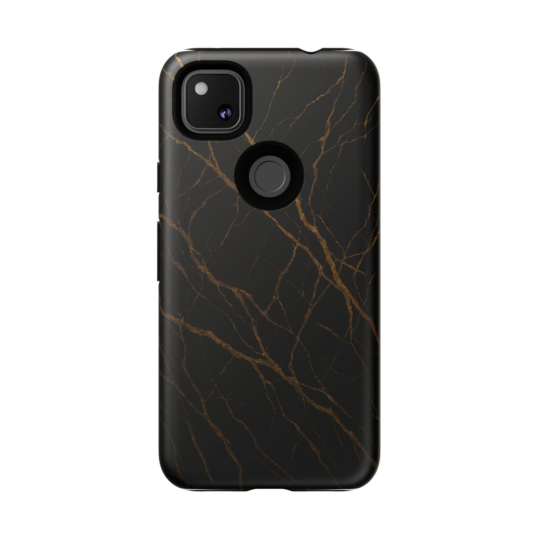 Black Marble Tough iPhone Case  Shamo's
