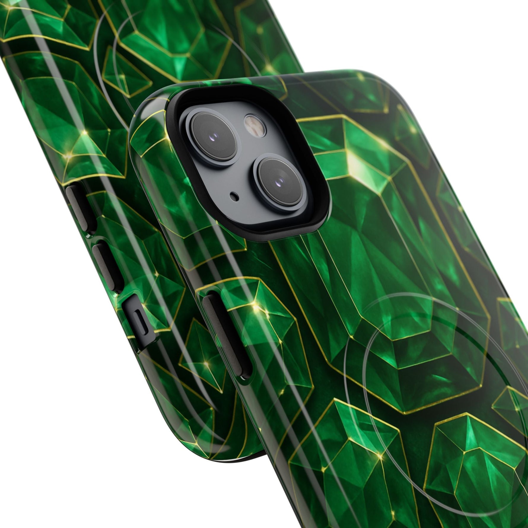 Luxury Series Emerald Gem iPhone Case with MagSafe  Shamo's