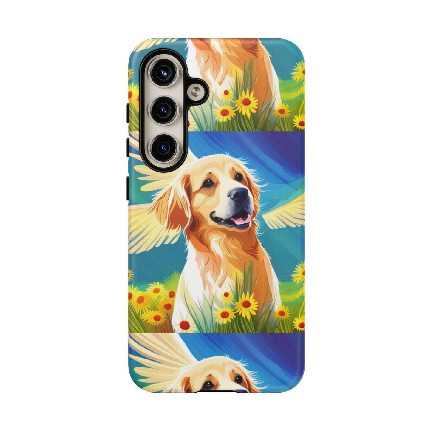 Tough Cases Golden Retriever with Wings Phone case