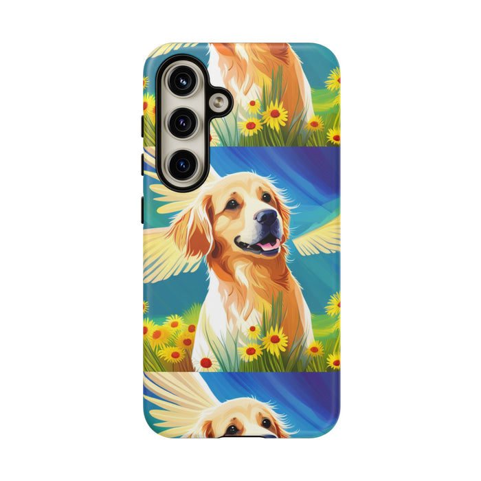 Tough Cases Golden Retriever with Wings Phone case