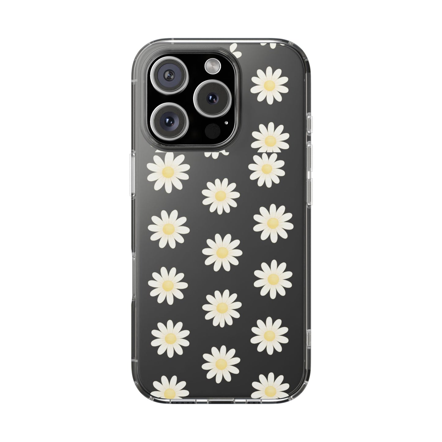 Daisy Floral Clear iPhone Case - Shamo's