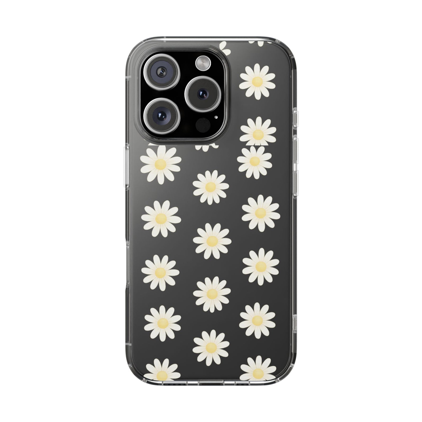 Daisy Floral Clear iPhone Case - Shamo's