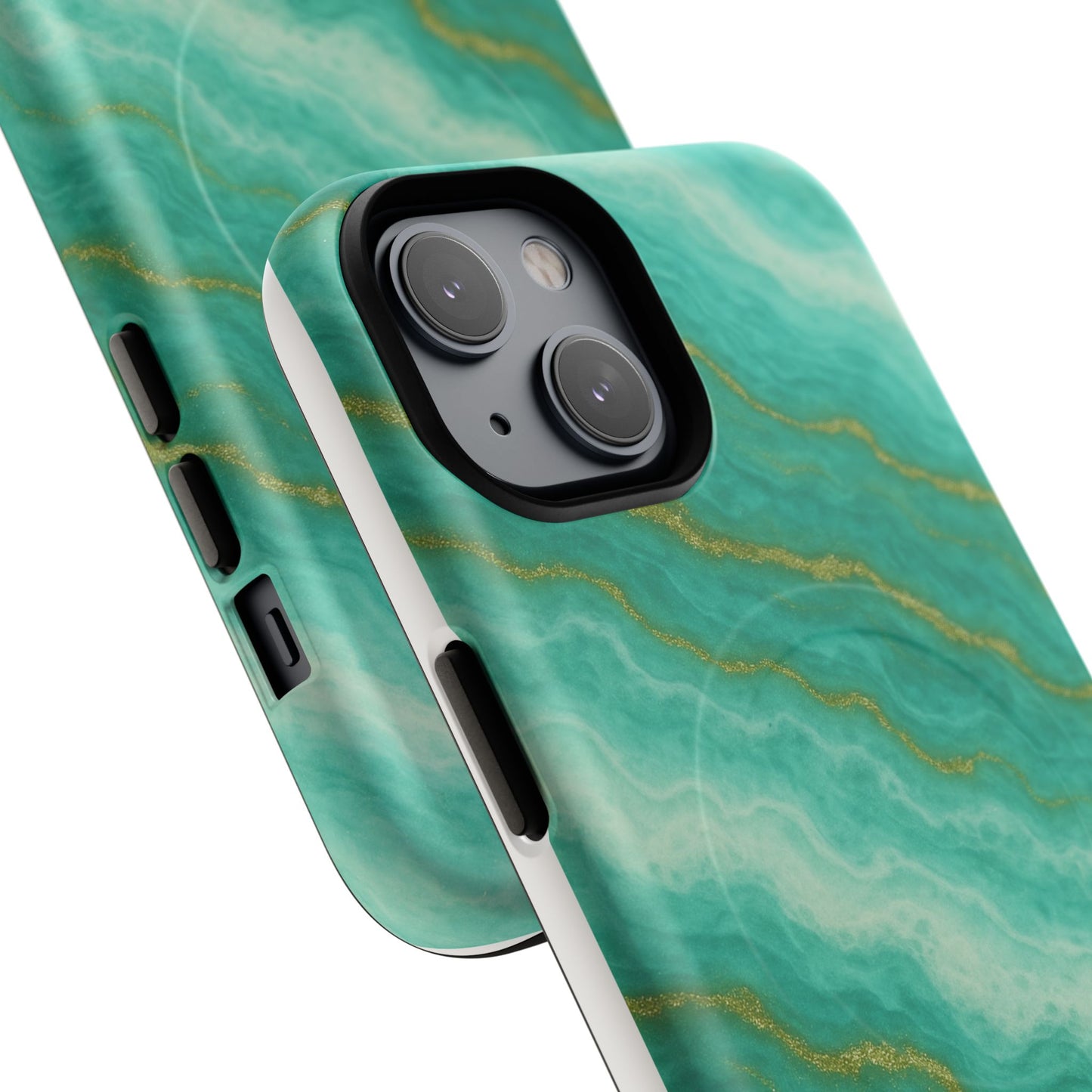 Ocean Marble Flow iPhone Case with MagSafe