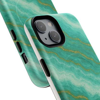 Ocean Marble Flow iPhone Case with MagSafe