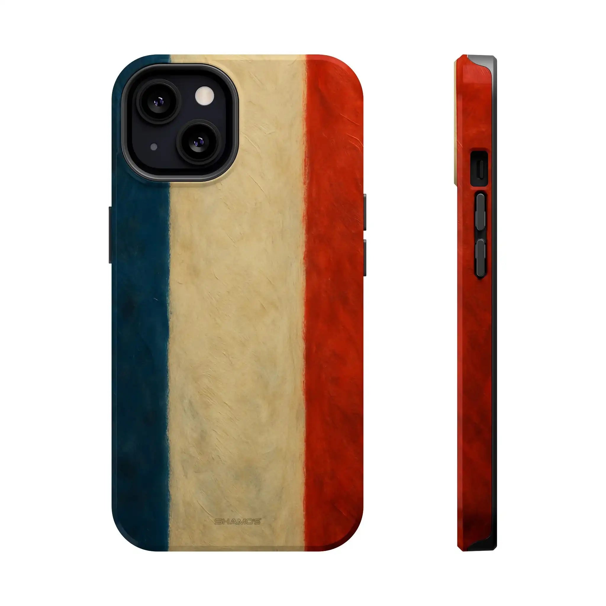 France Flag Tough Impact MagSafe iPhone Case - iPhone 13 / Glossy - Shamo's