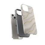 Elegant Gold Wave Tough iPhone Case  Shamo's