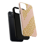 Pink Gold Leopard iPhone Case compatible with MagSafe  Shamo's