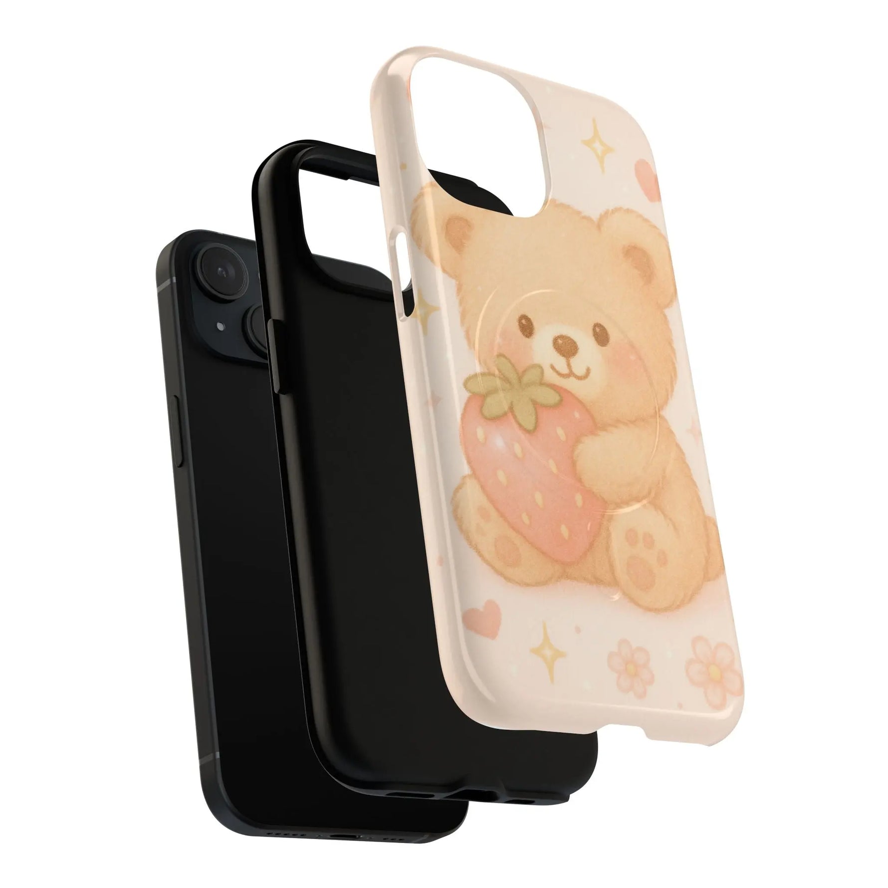 Strawberry Teddy iPhone Case with MagSafe - Shamo's