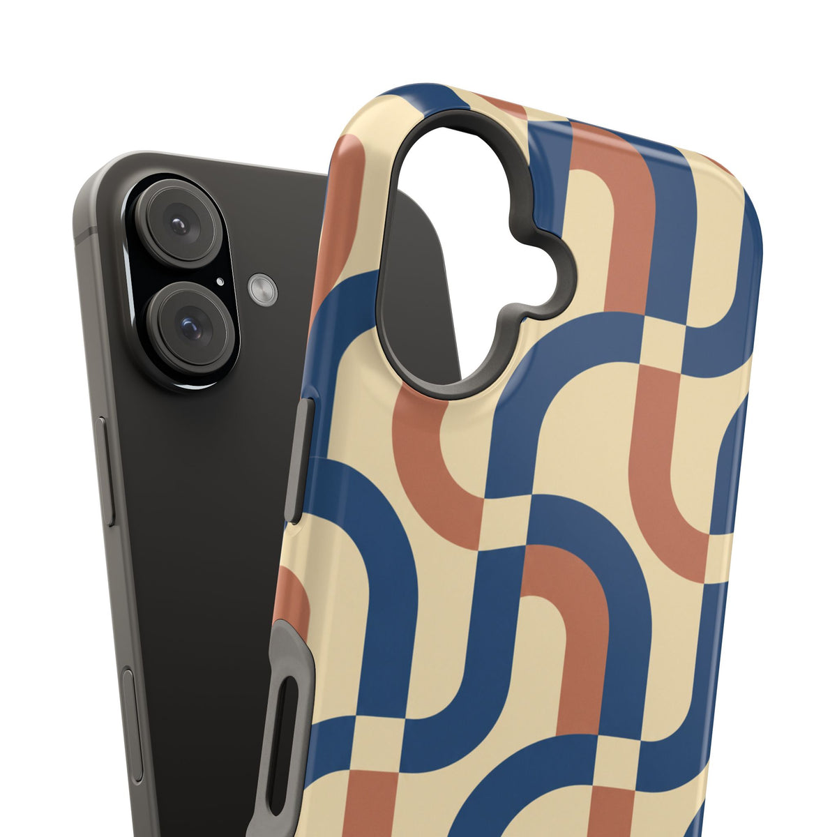 Mod Ribbon – Retro Geometric MagSafe Phone Case