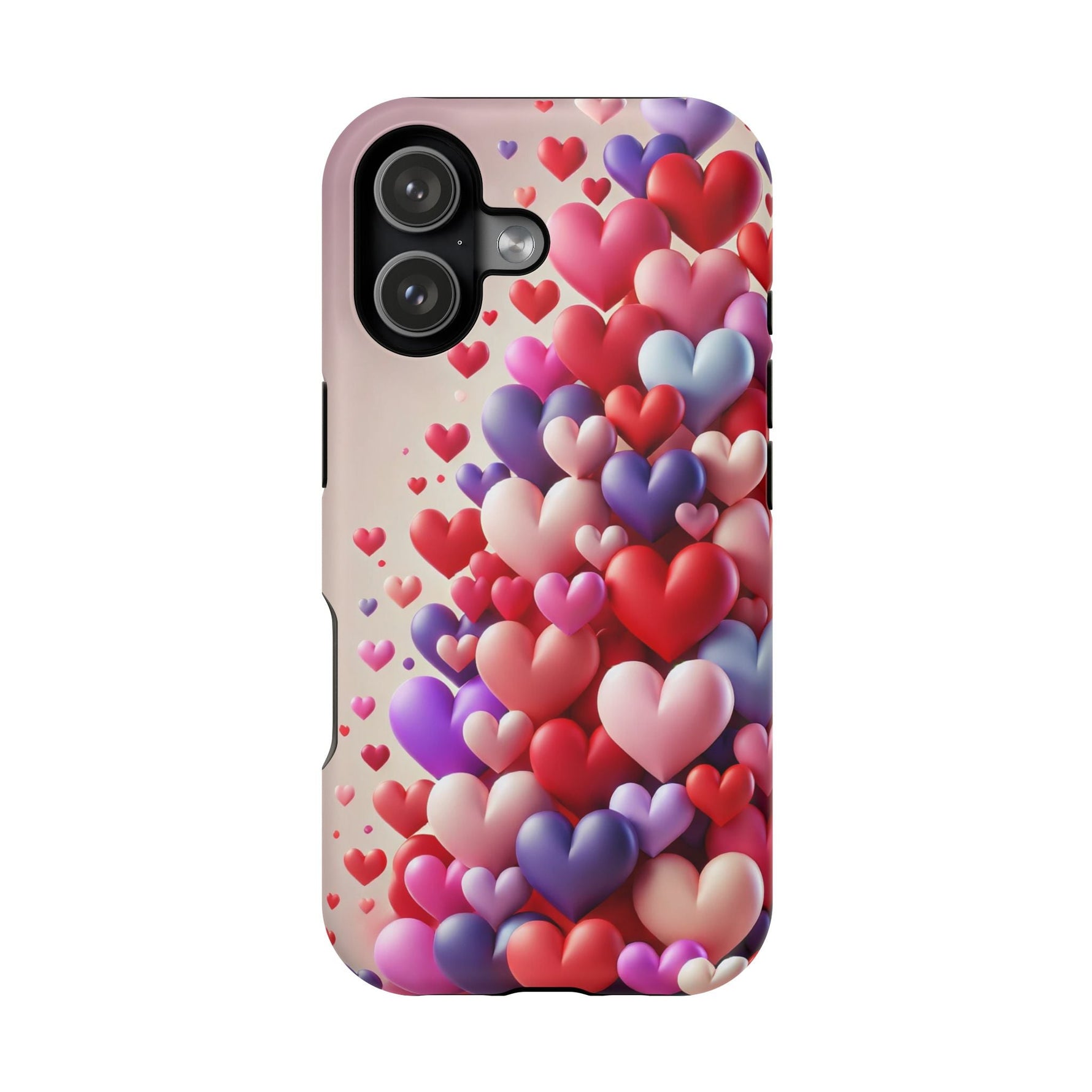 Love Hearts MagSafe iPhone Case — Magnetic, Impact-Resistant  Shamo's iPhone 17 / Matte