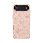 Pink Holiday Sweets Pattern (Cupcake, Pie, Candy Cane) iPhone Case with MagSafe  Shamo's iPhone 17 Air / Matte