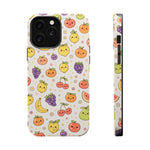 Cute Kawaii Fun Fruit Pattern Magnetic Impact-Resistant iPhone Case with MagSafe Compatibility