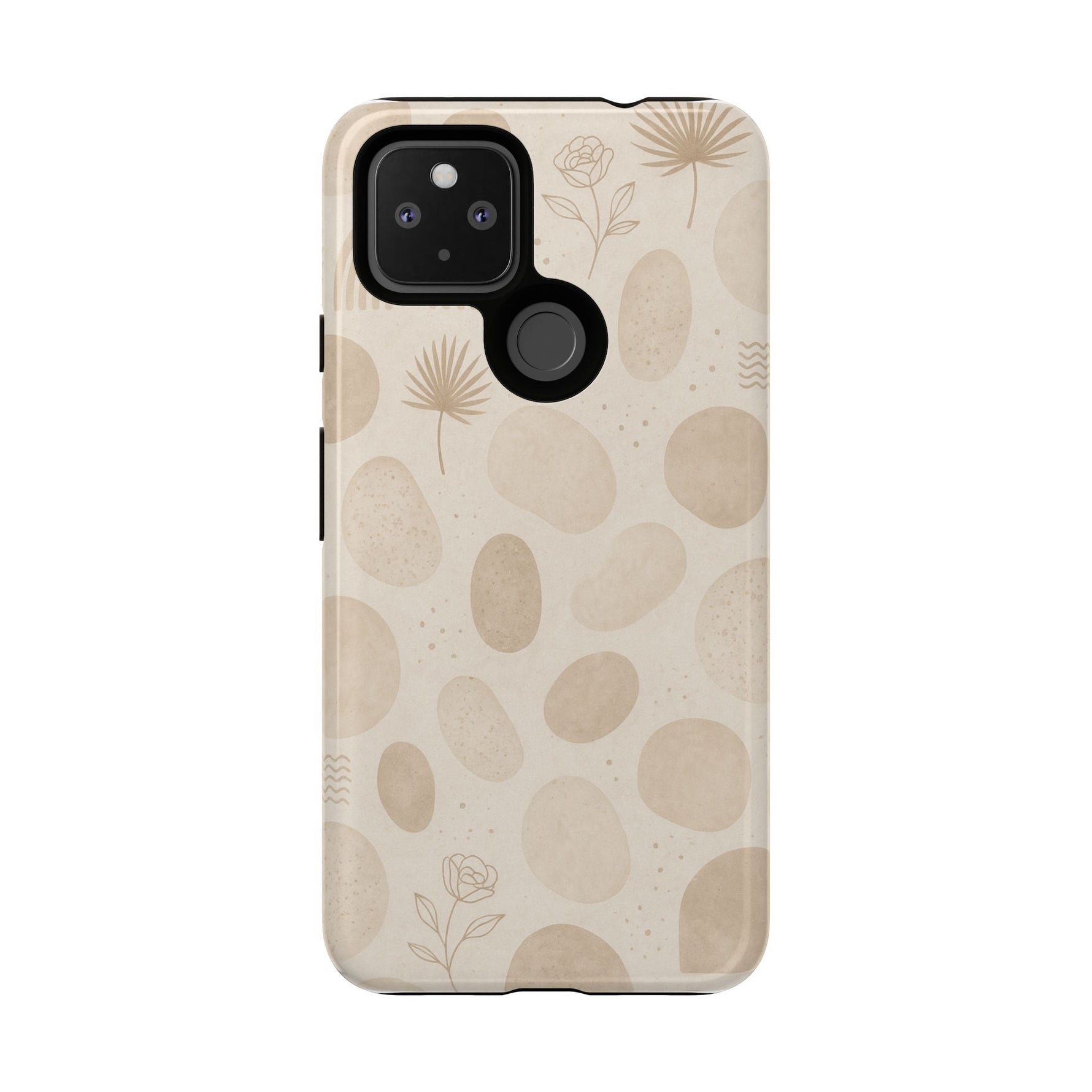 Neutral Pebble Pattern Tough iPhone Case  Shamo's