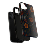 Floral Night Velvet iPhone Case - Works with MagSafe - Shamo's
