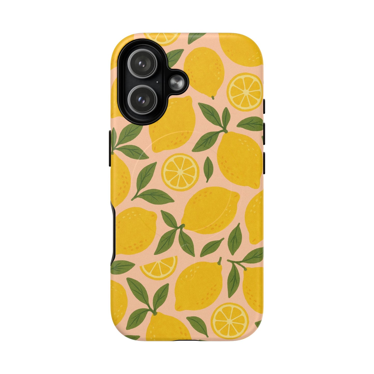 Lemon Fruit Design iPhone Case | MagSafe Compatible