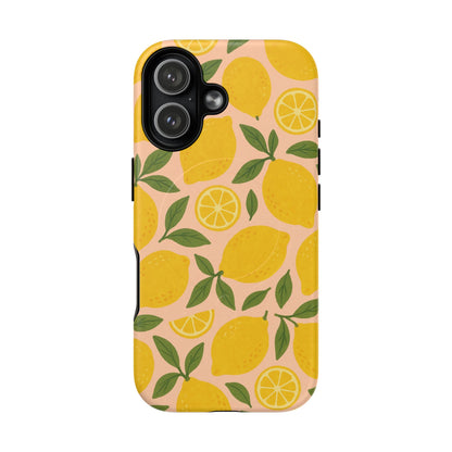 Lemon Fruit Design iPhone Case | MagSafe Compatible