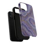 Purple Agate Marble iPhone Case with MagSafe - Shamo's
