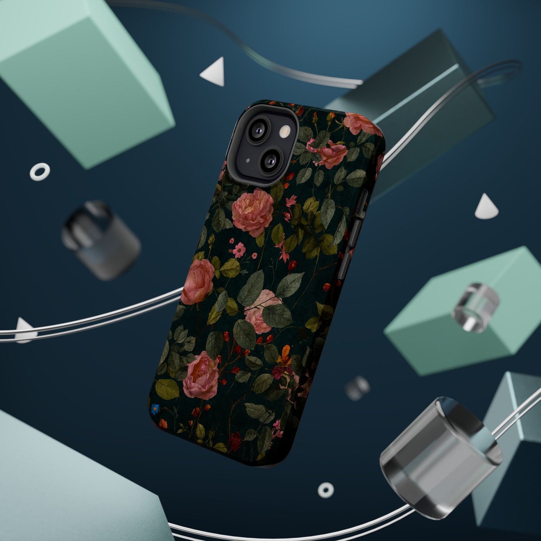 Floral Rose Realistic iPhone Case with MagSafe  Shamo's