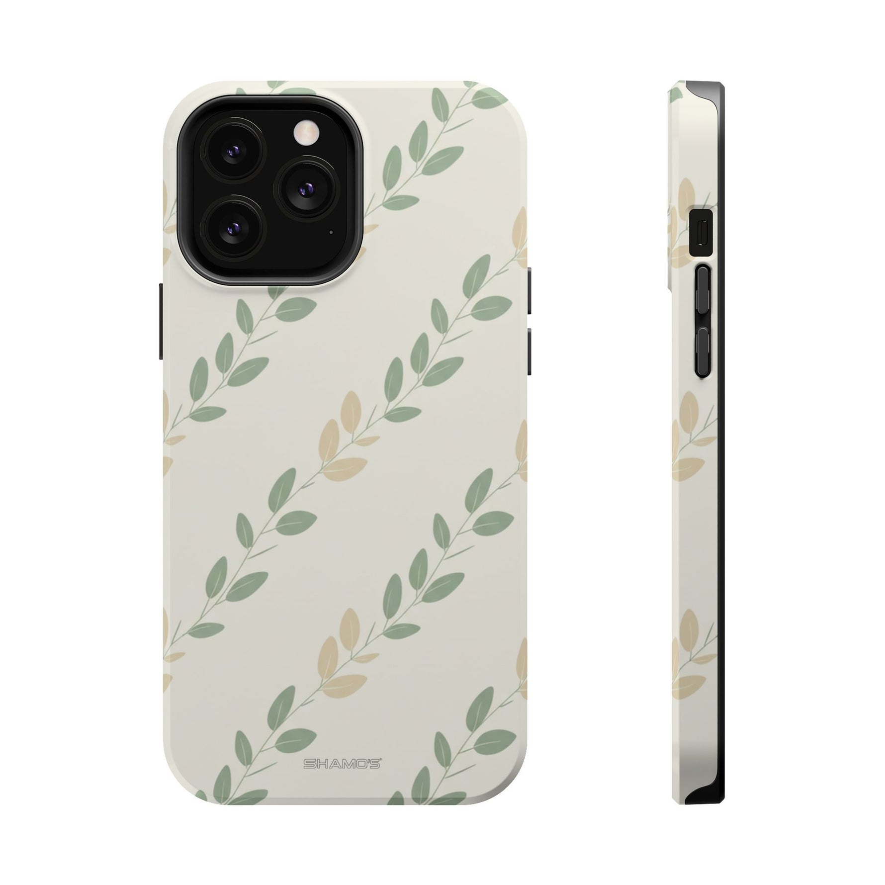 Eucalyptus Floral Laurel Magnetic Impact-Resistant Phone Case with MagSafe - iPhone 13 Pro Max / Glossy - Shamo's