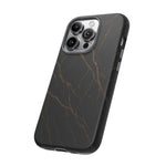 Black Marble Tough iPhone Case  Shamo's