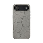 Cracked Concrete Texture iPhone Case with MagSafe compatibility