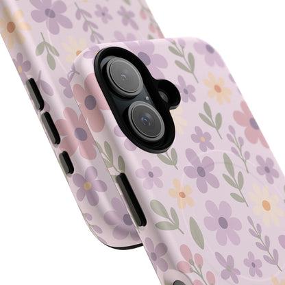 Floral Magnetic | Compatible with MagSafe Phone Case - Stylish and Durable Protection
