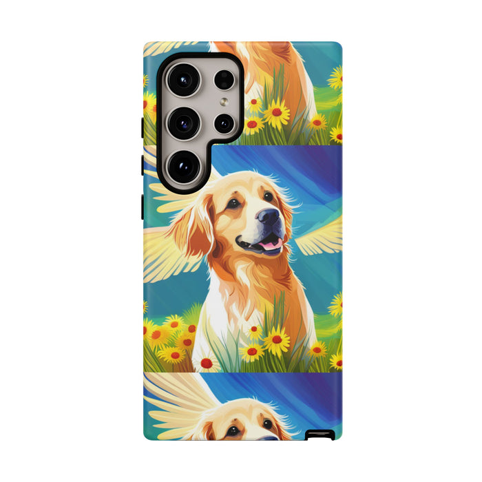 Tough Cases Golden Retriever with Wings Phone case
