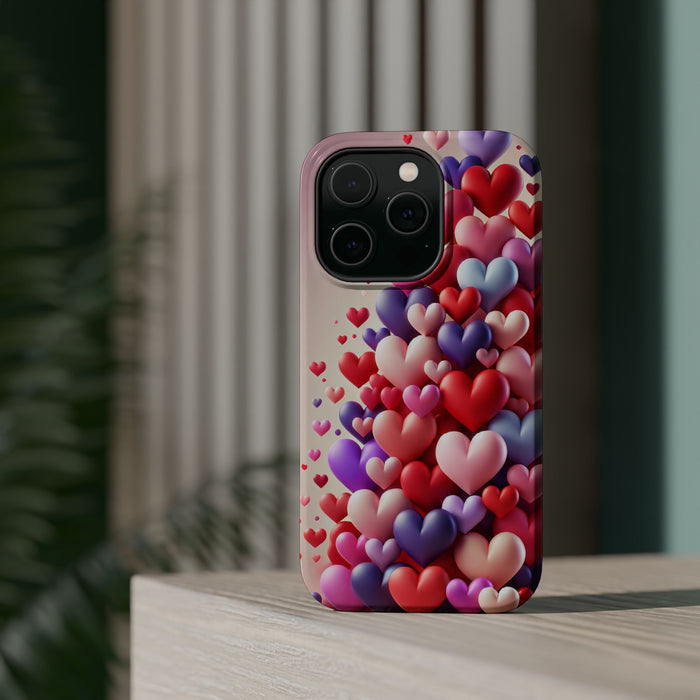 Shamo's Phone Case | MagSafe Compatible | Love Hearts Theme for iPhone 17 and more