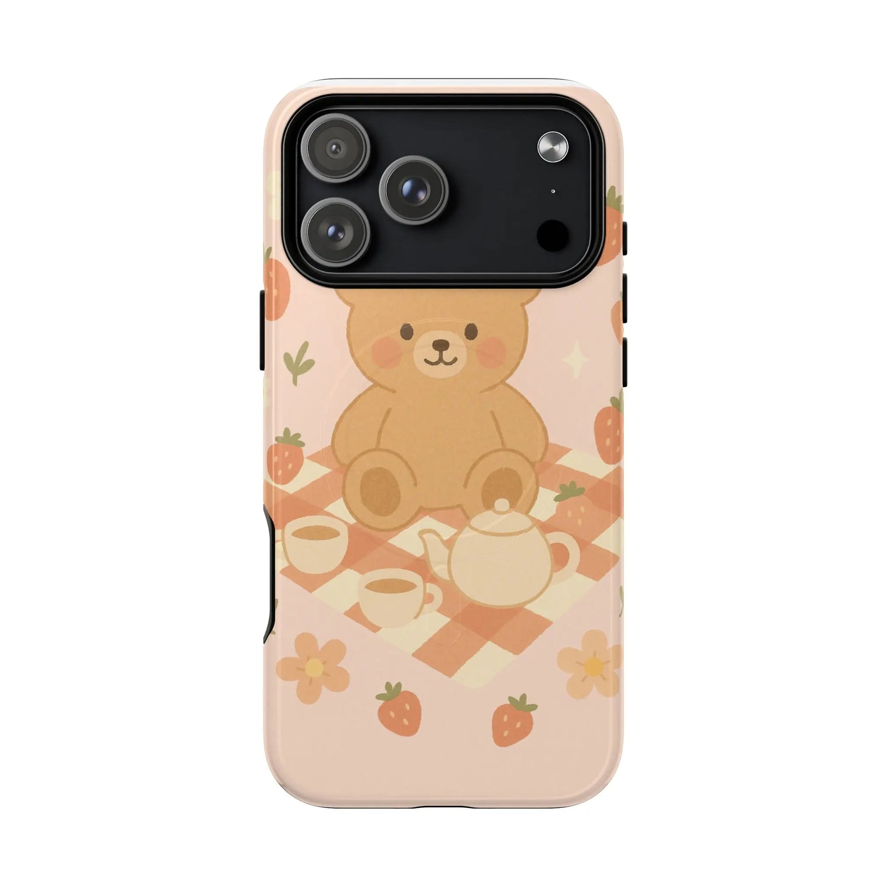 Blossom Bear Picnic iPhone Case with MagSafe - Shamo's