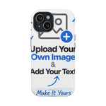 Personalisierbare iPhone-Hülle | Eigenes Foto und Text hinzufügen | MagSafe-kompatibel