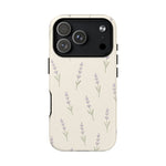 Lavender Minimal Bloom iPhone Case with MagSafe - Shamo's