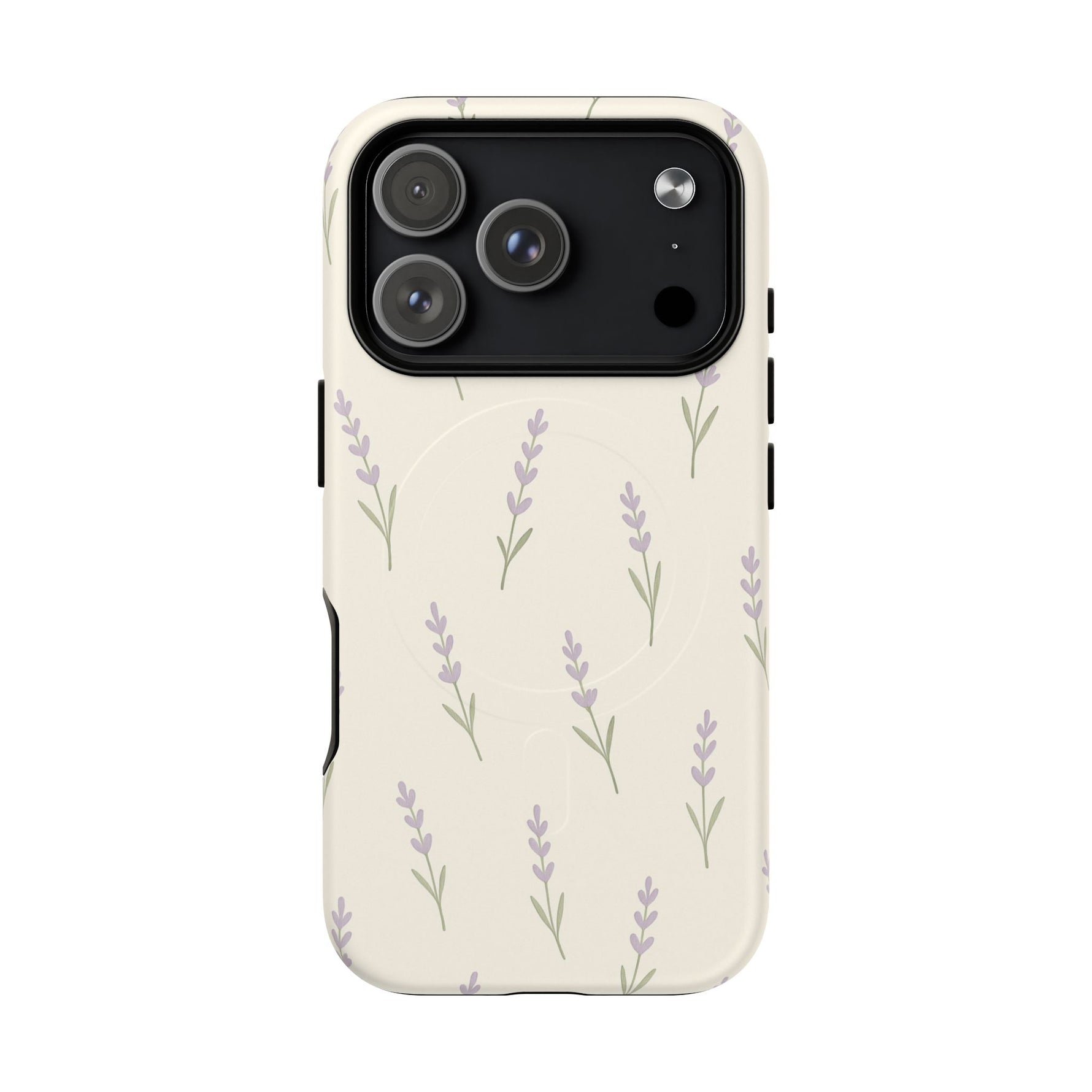 Lavender Minimal Bloom iPhone Case with MagSafe - Shamo's