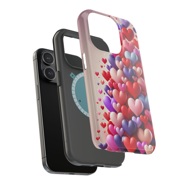 Shamo's Phone Case | MagSafe Compatible | Love Hearts Theme for iPhone 17 and more