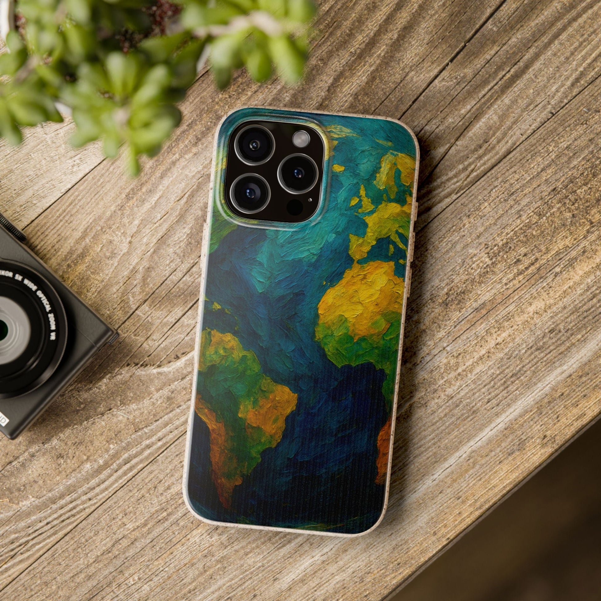Biodegradable Phone Case — Earth Illustration Eco-Friendly Case  Shamo's