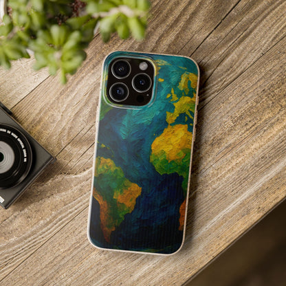 Biodegradable Phone Case — Earth Illustration Eco-Friendly Case  Shamo's