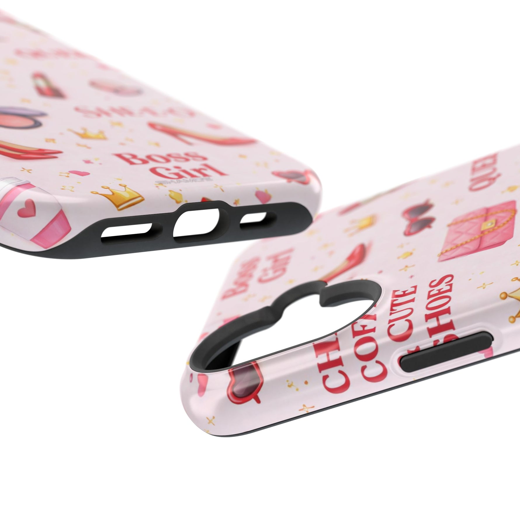 Boss Girl Cosmetic Pattern iPhone Case | MagSafe - iPhone 17 / Glossy - Shamo's