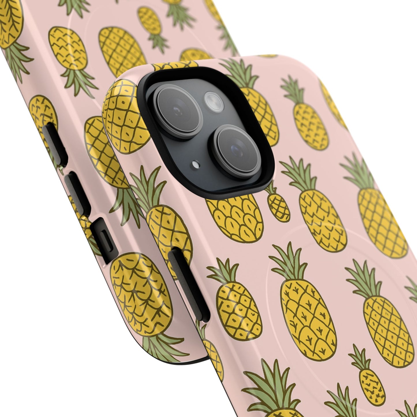 Pineapple Pattern Fruit Case for iPhone | MagSafe Compatible