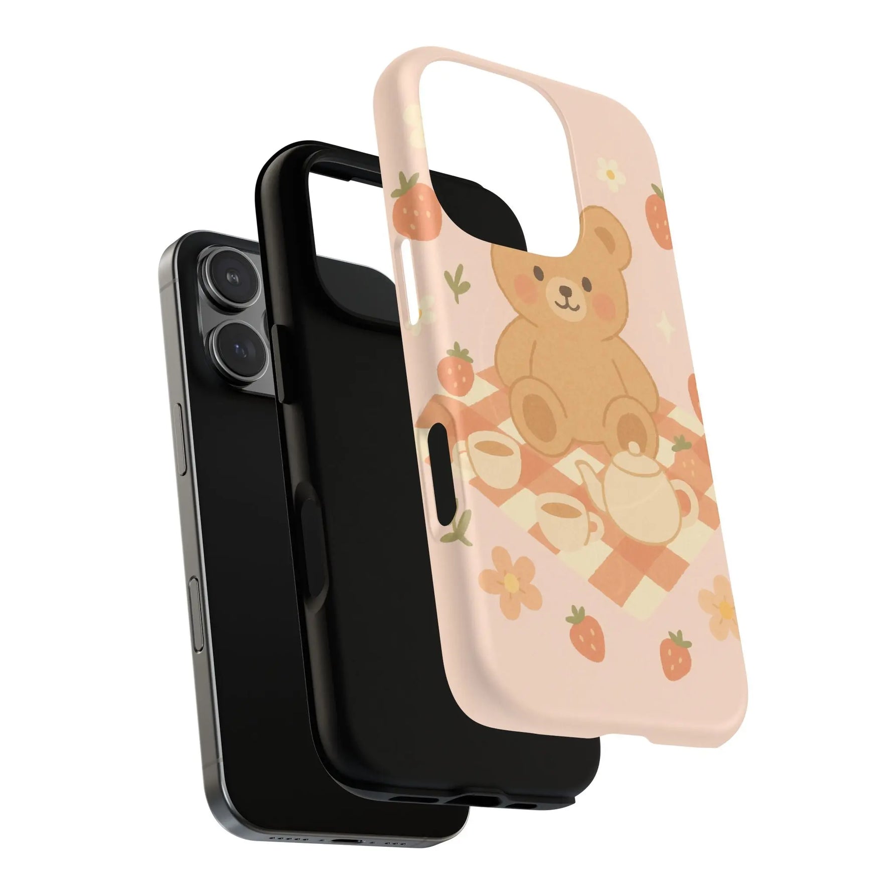 Blossom Bear Picnic iPhone Case with MagSafe  Shamo's