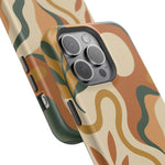Abstract Earth-Tone Impact iPhone Case — MagSafe  Shamo's